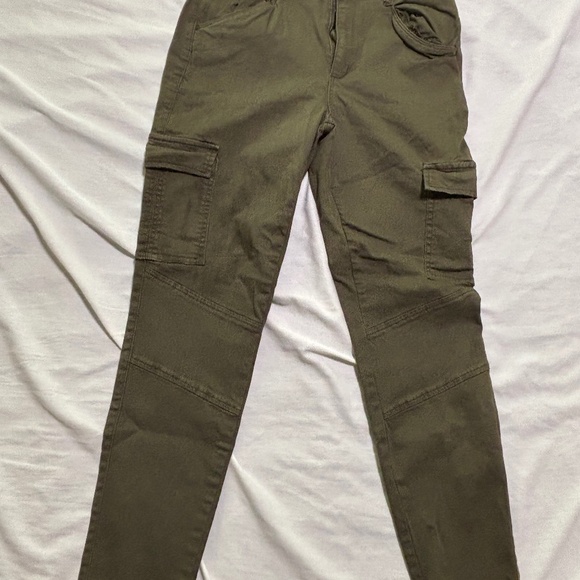 Olive Green Cargo Pants in good condition - Picture 1 of 5